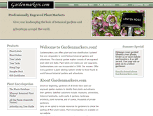 Tablet Screenshot of gardenmarkers.com